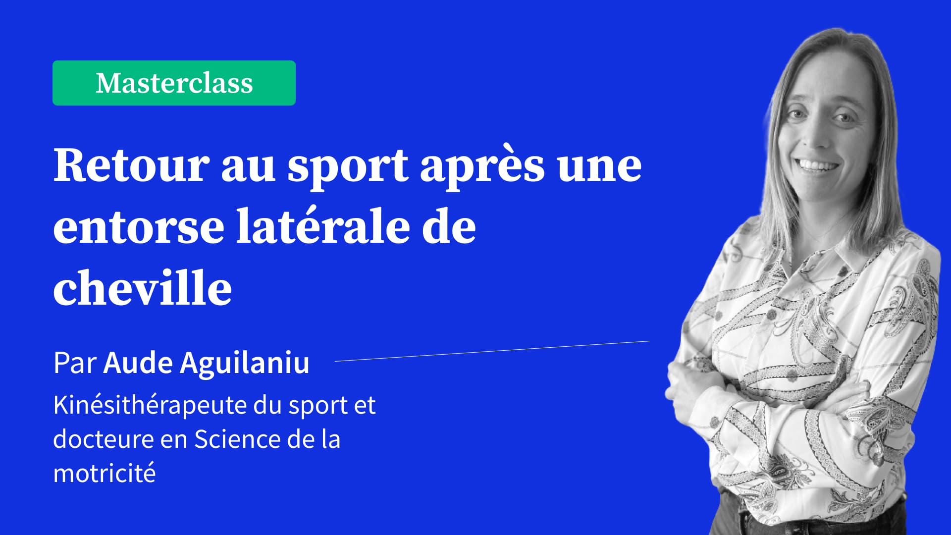 Retour au sport après une entorse latérale de cheville